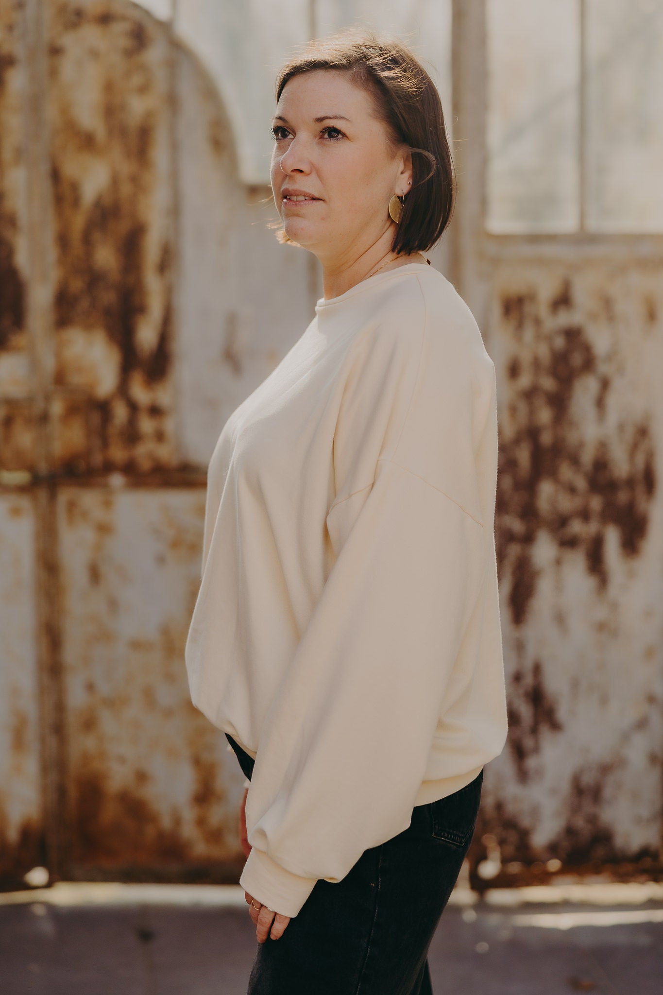 Sweat Cece - Beige Navoja