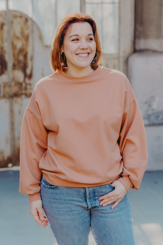 Sweat Cece - Bruin Cuivre