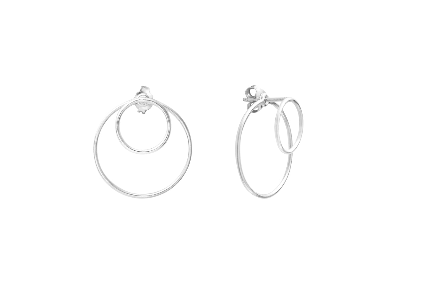 Double Circle Earrings