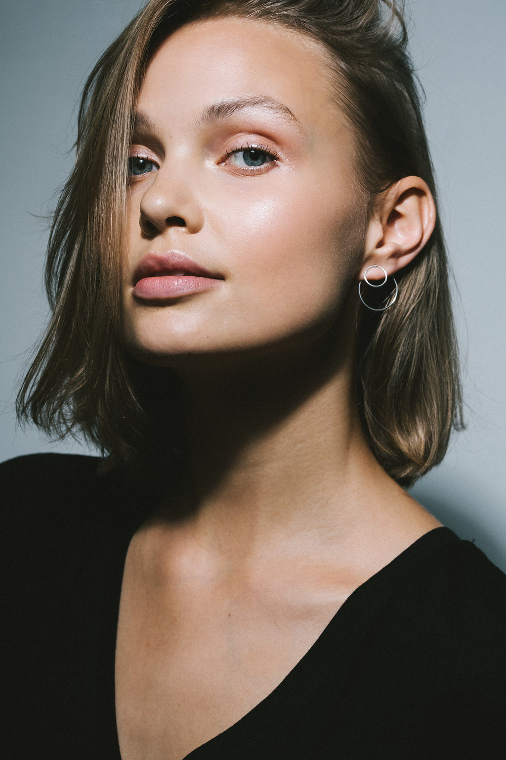 Double Circle Earrings