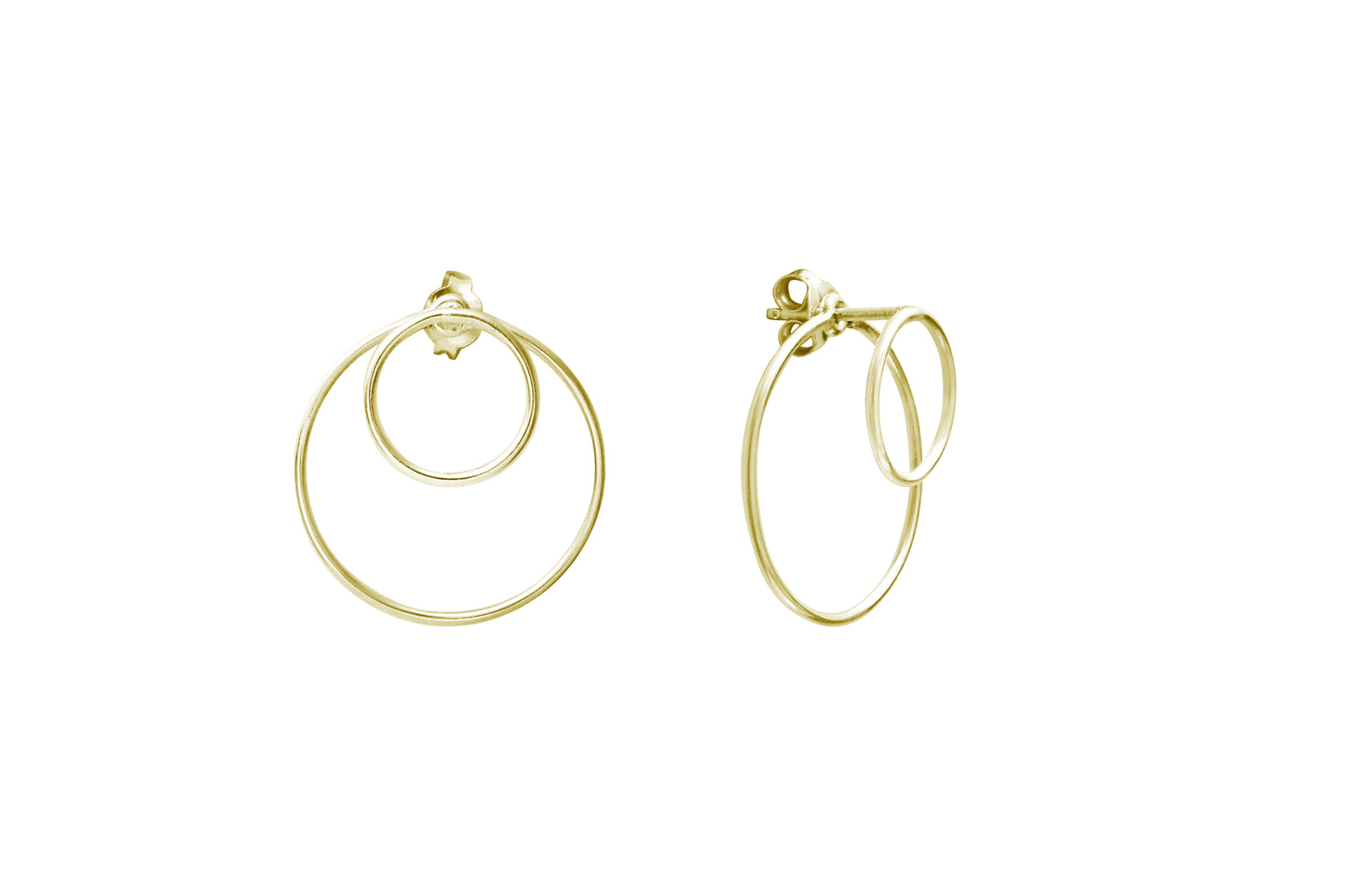 Double Circle Earrings