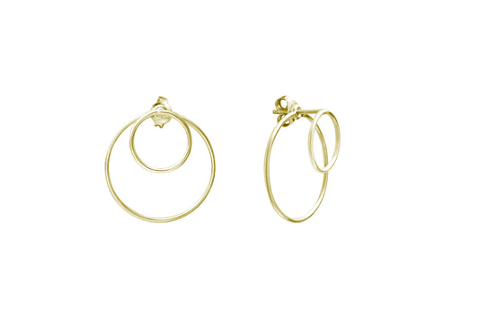 Double Circle Earrings