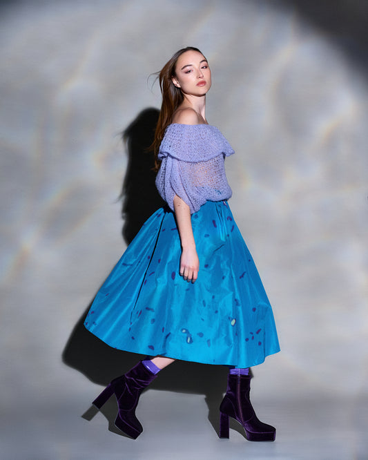 Handknitted Top Lilas