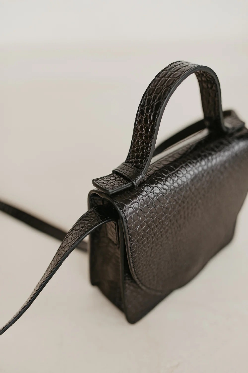MiekeDierckx - MicroBriefcase - BlackLittleCroco - 3
