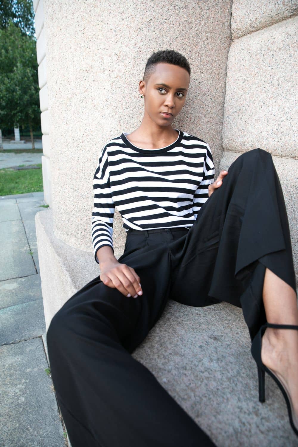 MonColAnvers - ClayPants - BlackTencel - 3