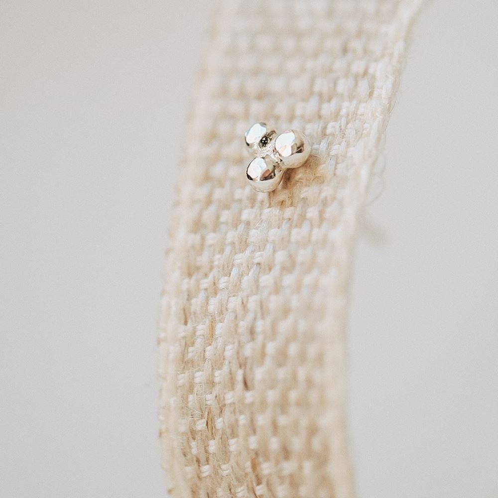 Tiroir de Lou - Boucle d'oreilles Rose - argent 925