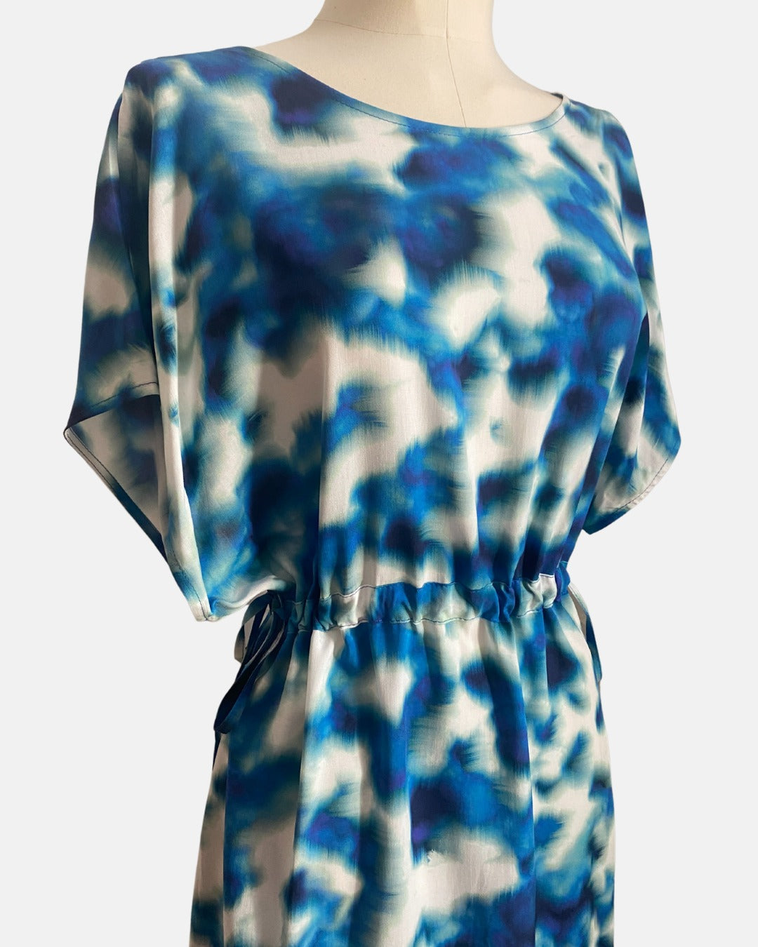 Twist Dress - Water Print