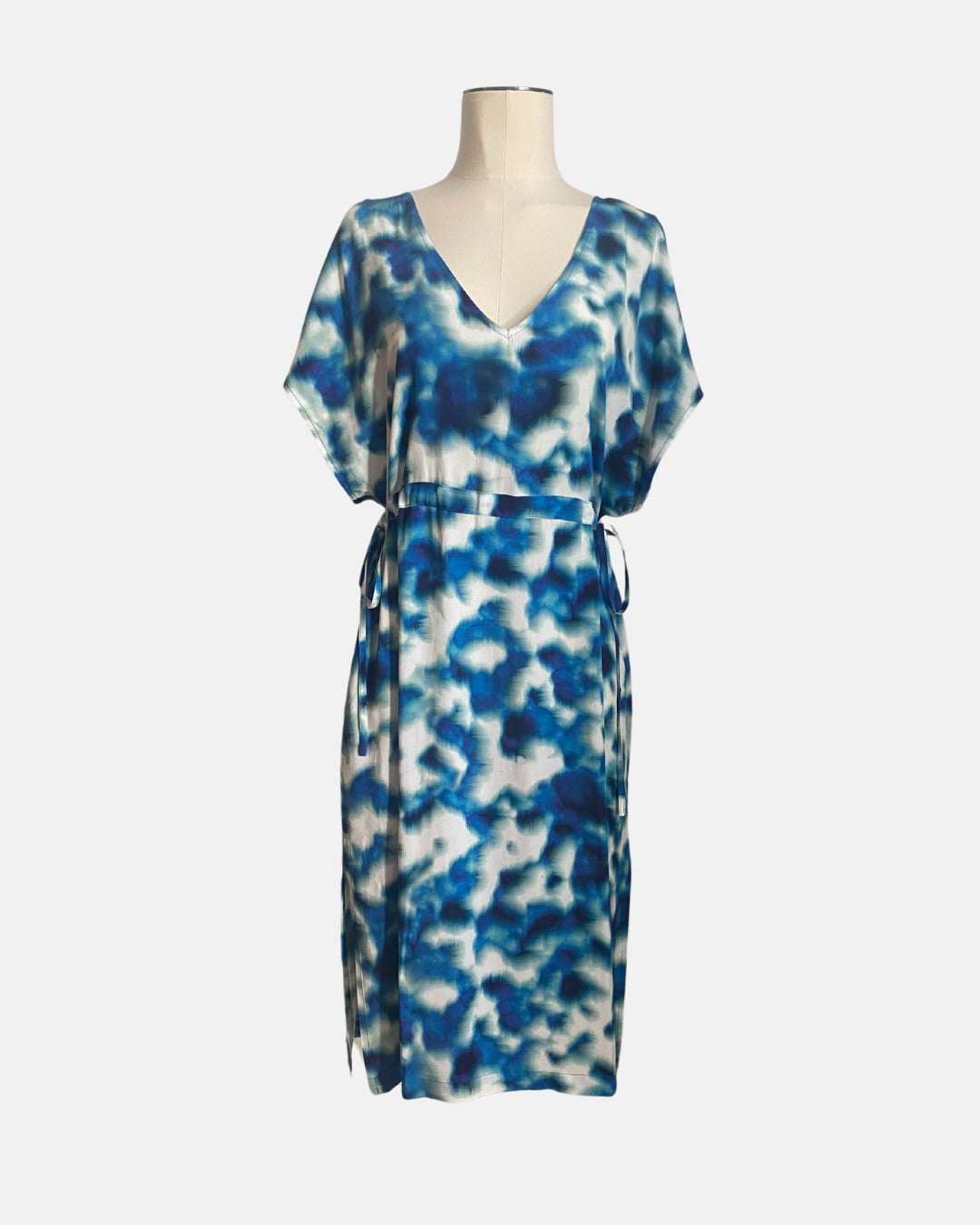 Twist Dress - Water Print
