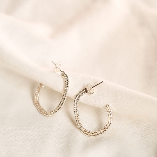 Petites créoles Imani (Argent 925 ou plaqué or)