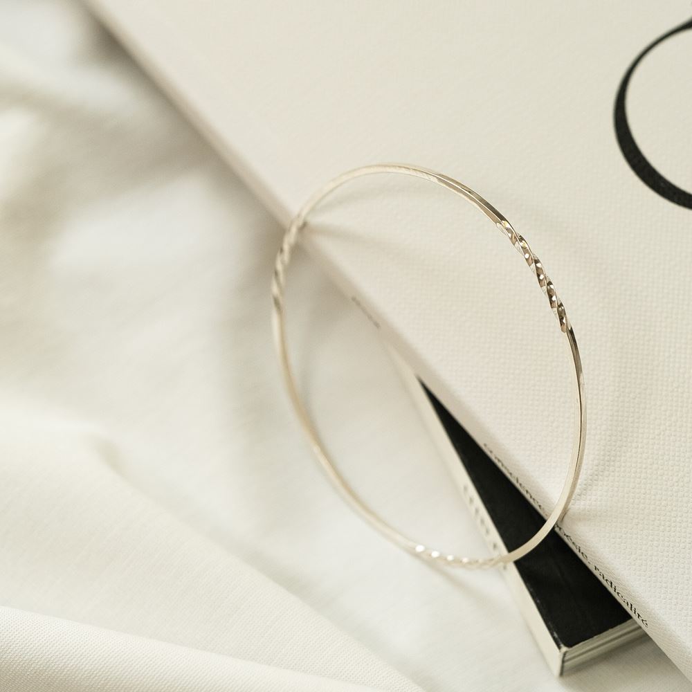 Marie-Hélène bangle (925 silver or gold plated)