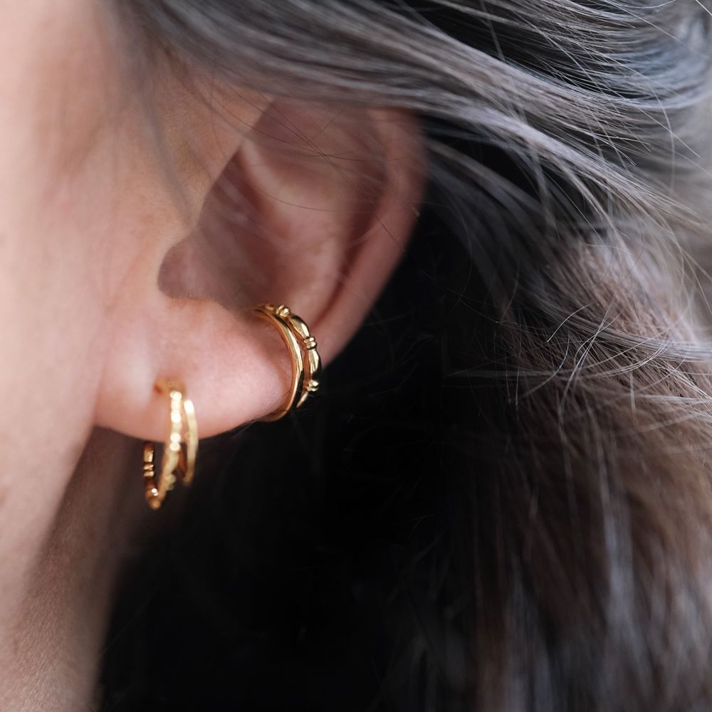 Bijou d'oreille Marie-Antoinette (argent 925 ou plaqué or)