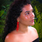 Tropical Coral Earrings
