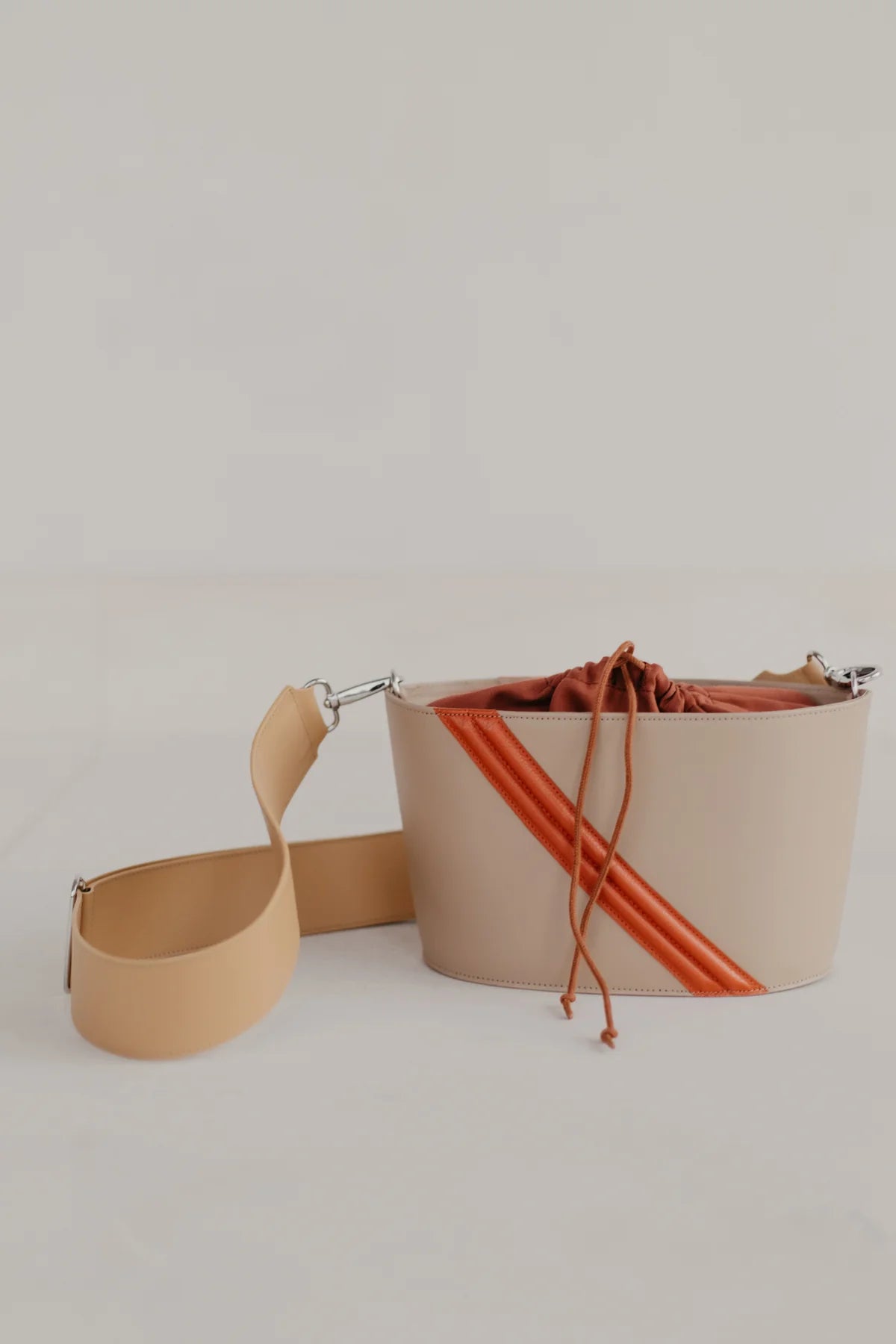 Boat Bag Combi beige roest