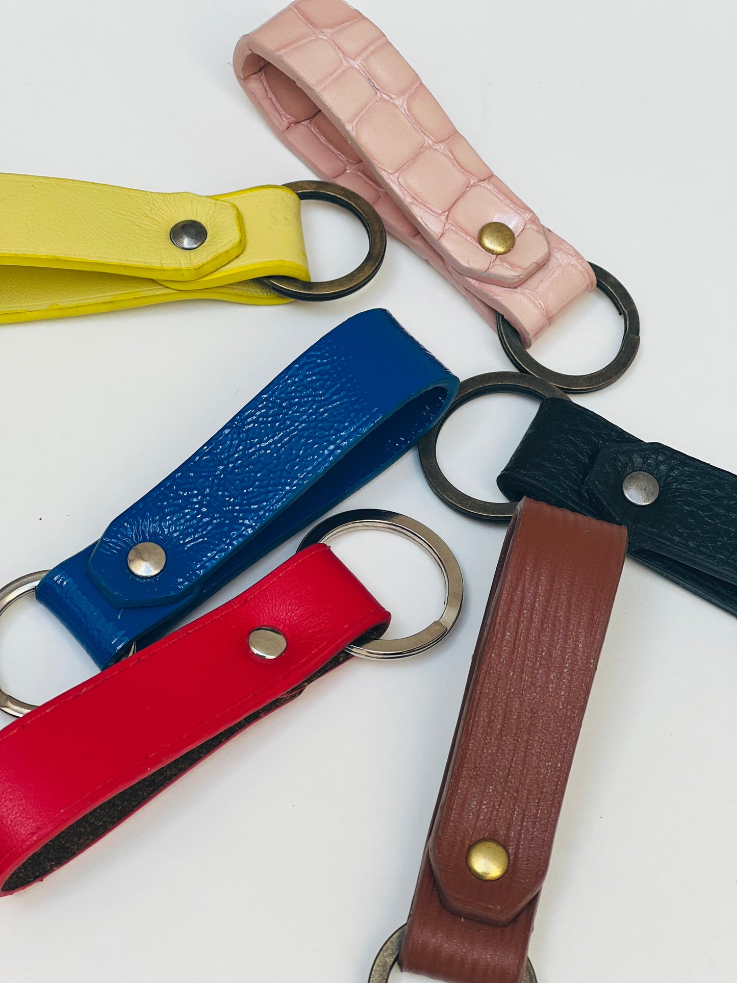 Leather key ring