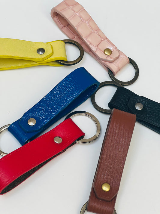 Porte clés en cuir