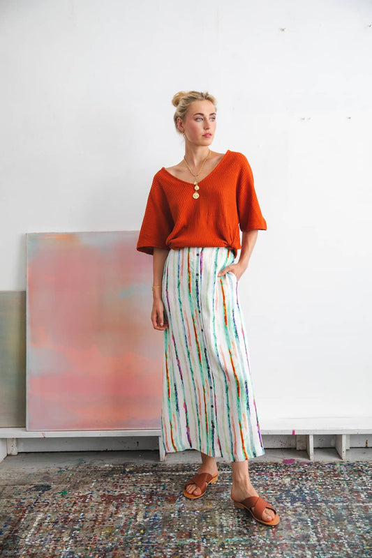 Sienna skirt - Paint lines