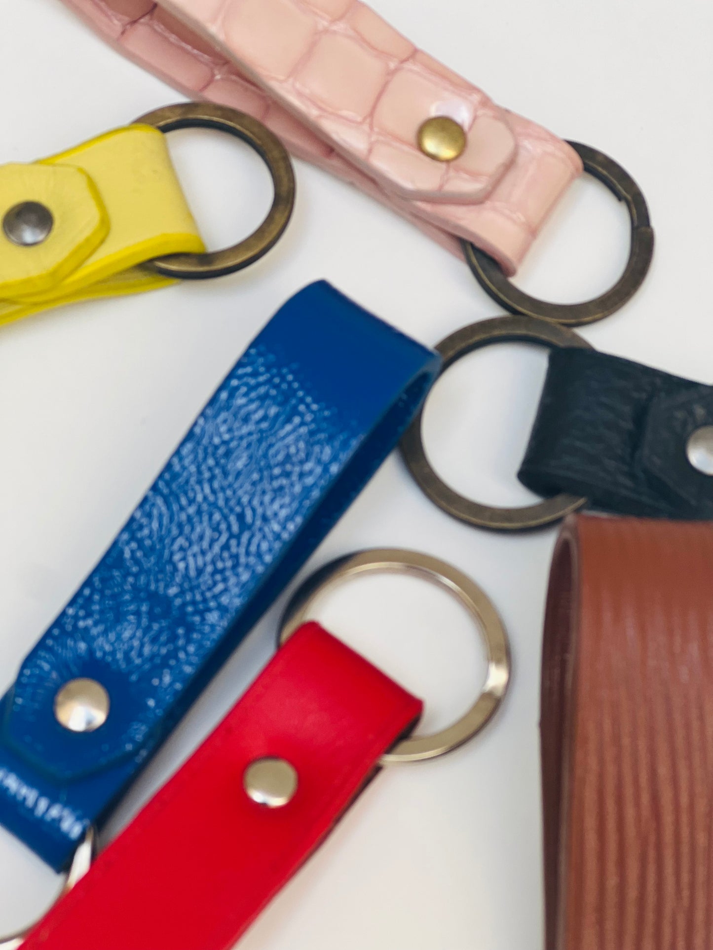 Leather key ring