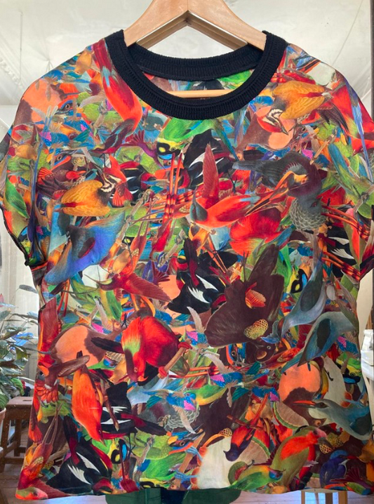 Blouse perroquet