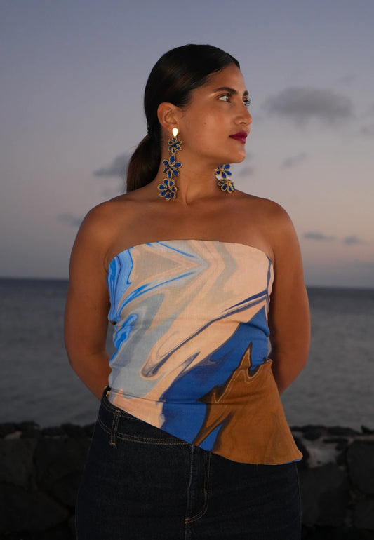 Vela Strapless Top