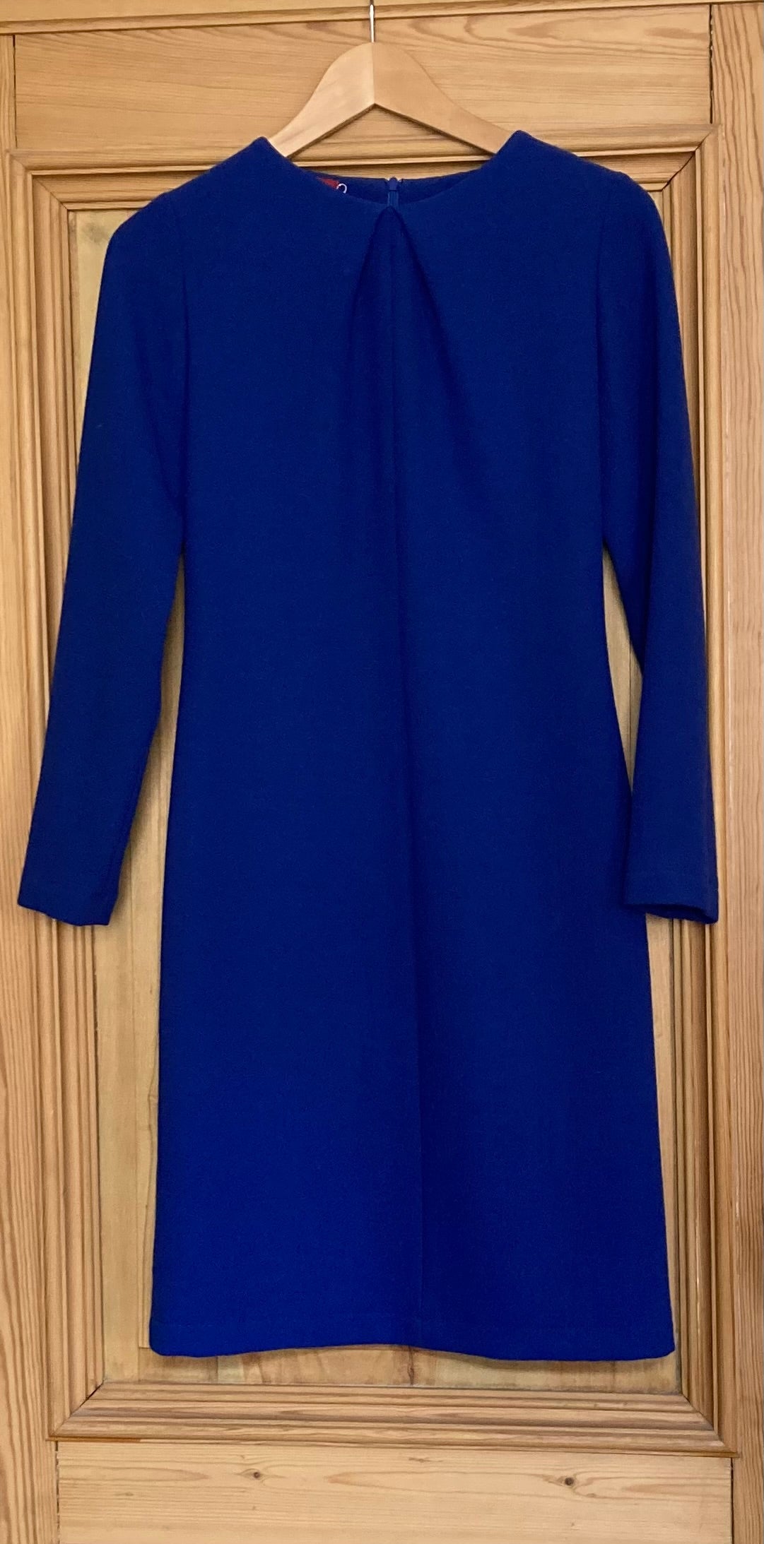 Robe Emma Bleu Électrique avec manches