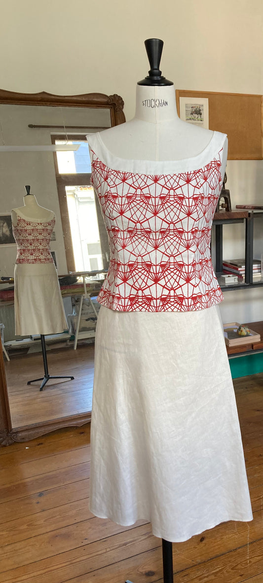 Débardeur sérigraphié