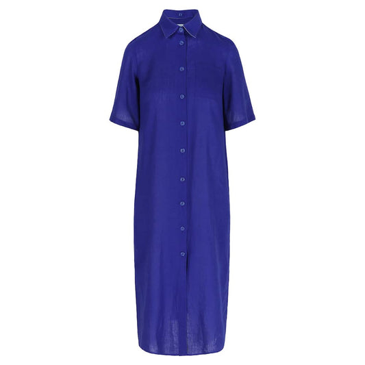 MON COL ANVERS - Saké Dress Royal Blue