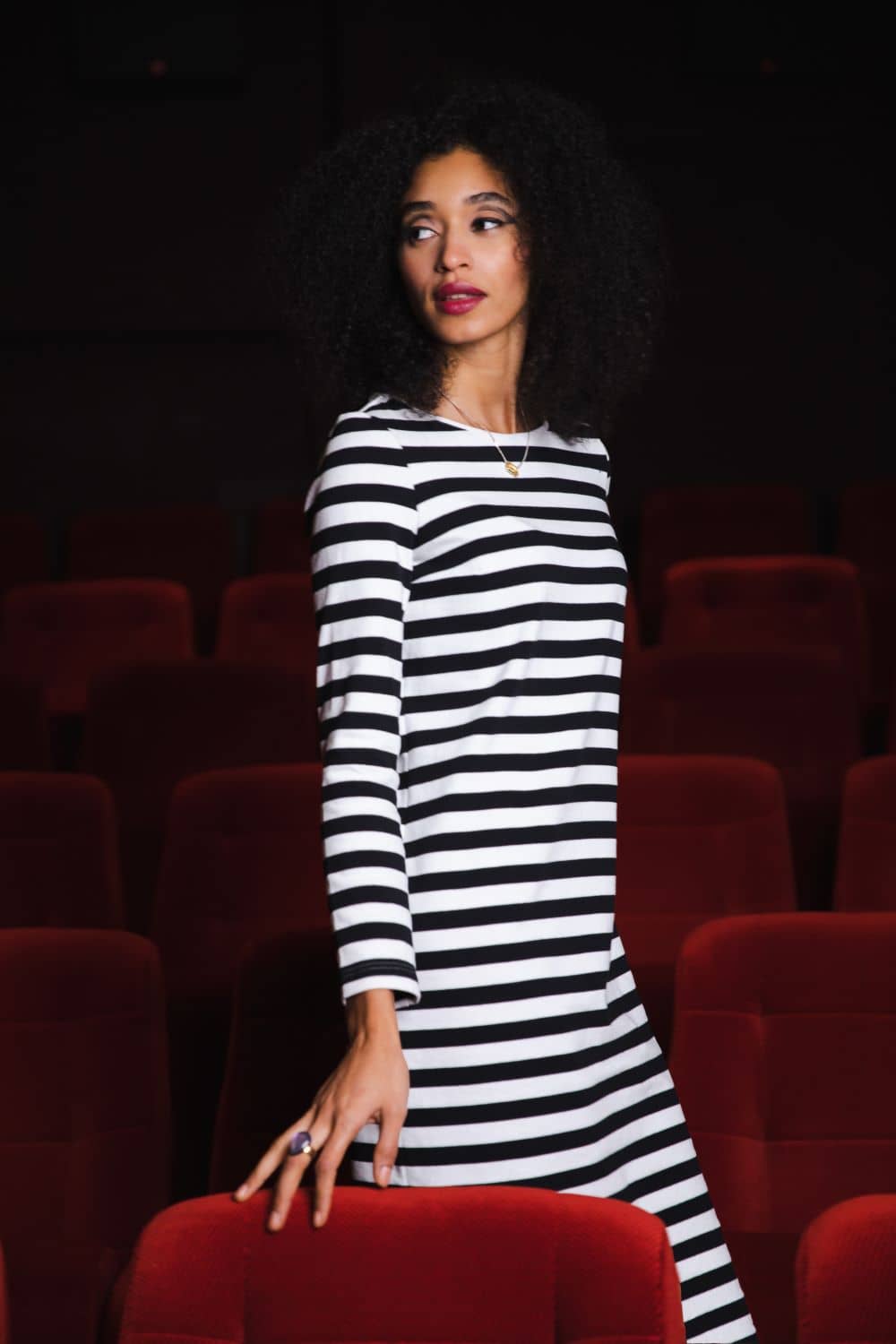 MonColAnvers - GloryMidiDress - Stripes - 1