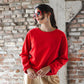 Sweater Soft Red - Organic cotton