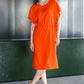 Twist Dress - Coral