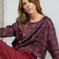 Candy blouse - Burgundy blur