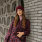 Polly Jean dress - Burgundy blur