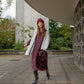 Polly Jean dress - Burgundy blur