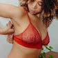 Odette la culottée - Soutien gorge dentelle Bellini - Terracotta