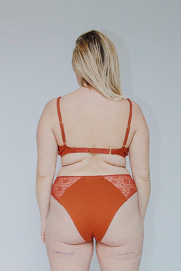 Odette la culottée - Soutien-gorge coton - Terracotta