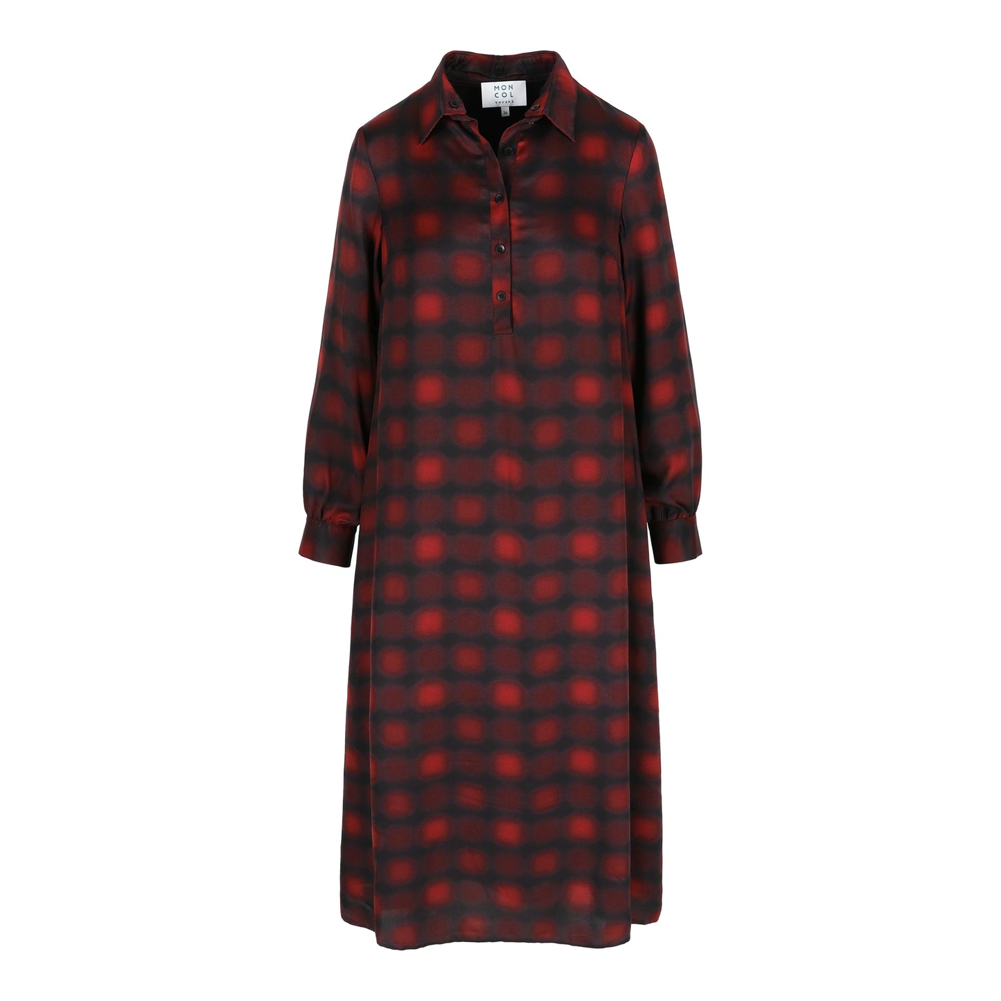 Polly Jean dress - Burgundy blur