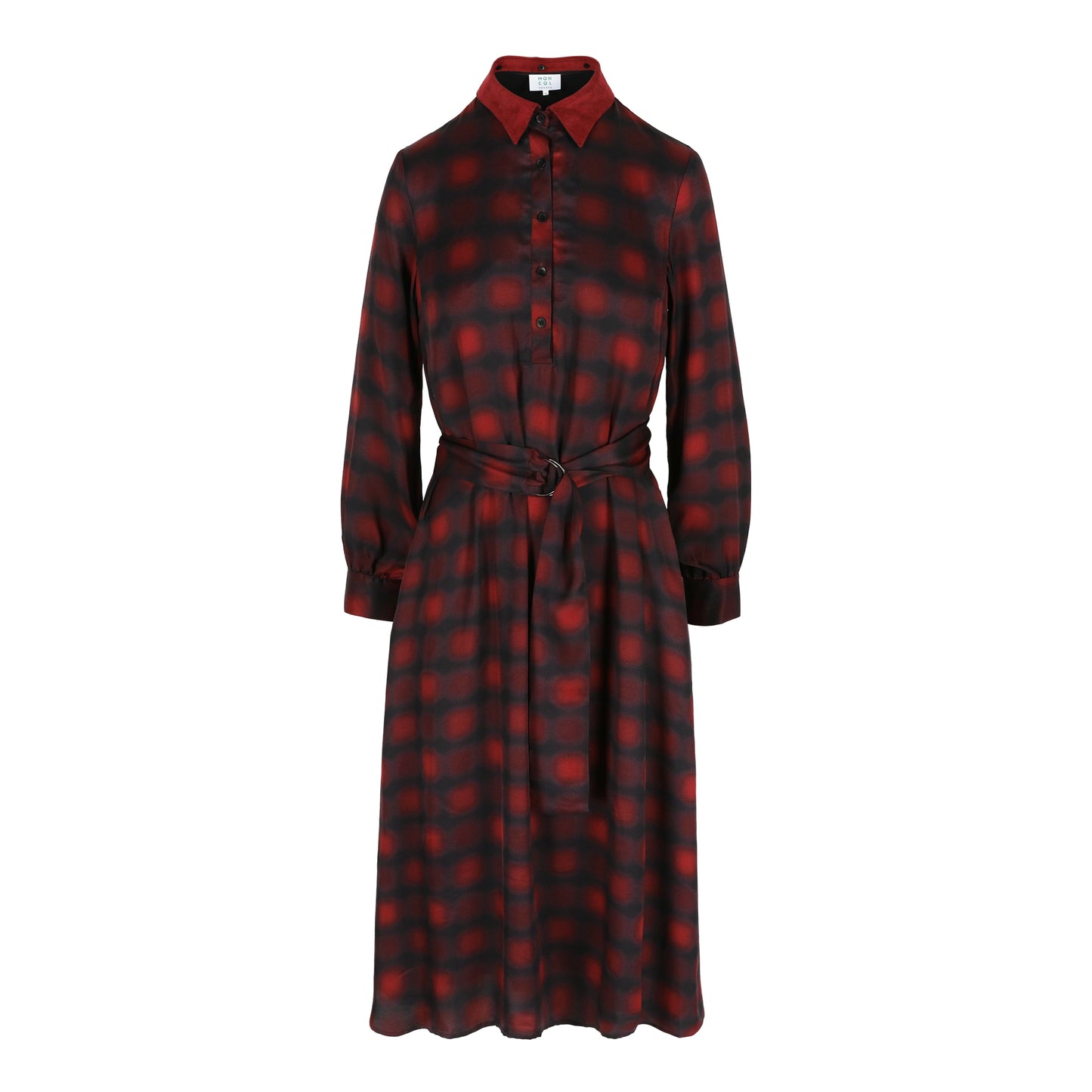 Polly Jean dress - Burgundy blur