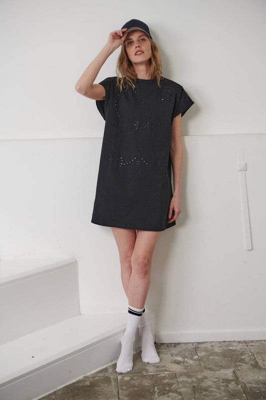 T-shirt Dress - Tamara Black