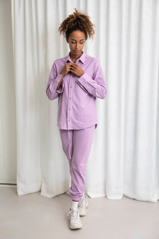 Chemise poche Lilas confo