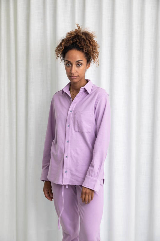 Chemise poche Lilas confo