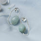 Tiroir de Lou - Boucles d'oreilles Charlotte - argent 925 + aigue-marine