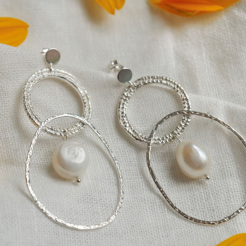 Boucles d'oreilles Lynna (Argent 925 ou plaqué or)