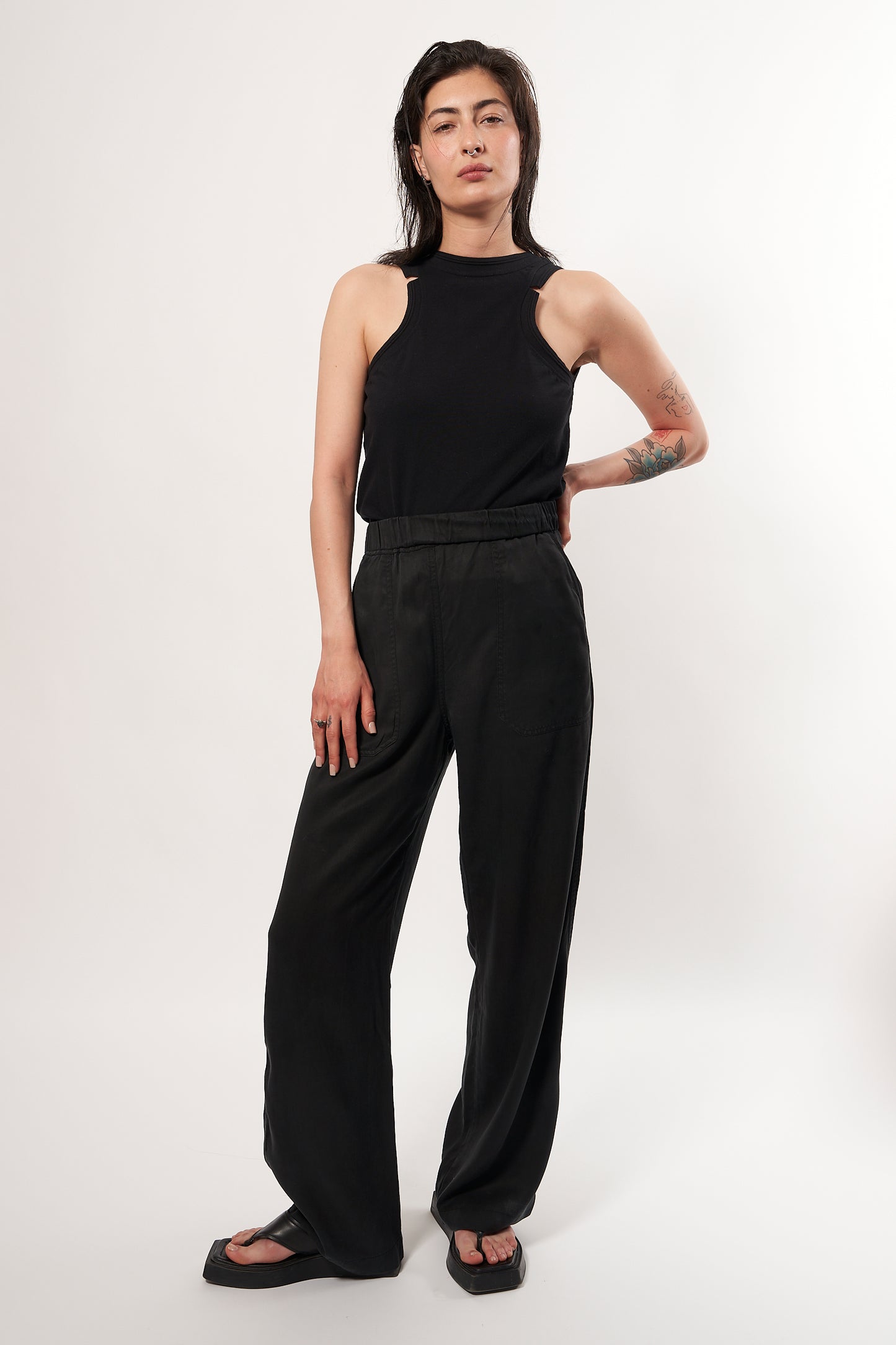 Fluid Trouser - Vic Black