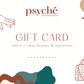 Carte cadeau - Boutique Psyché