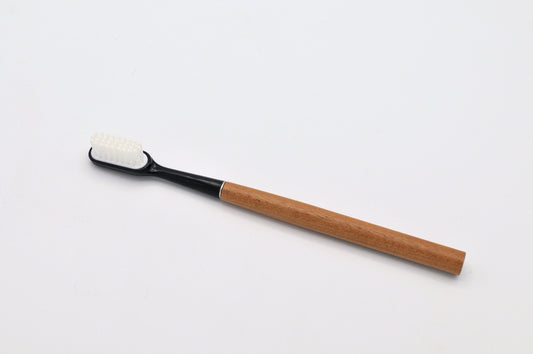 Rechargeable wooden toothbrush