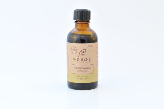 Huile de massage Ylang-ylang et Orange douce