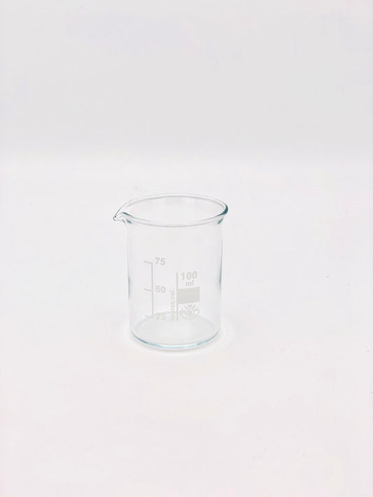 Graduated glass beaker - 100/250 ml