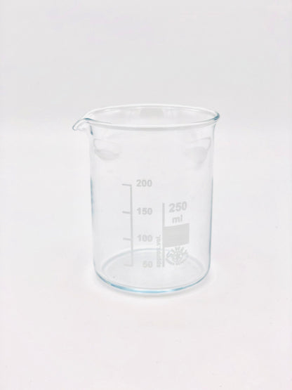 Graduated glass beaker - 100/250 ml