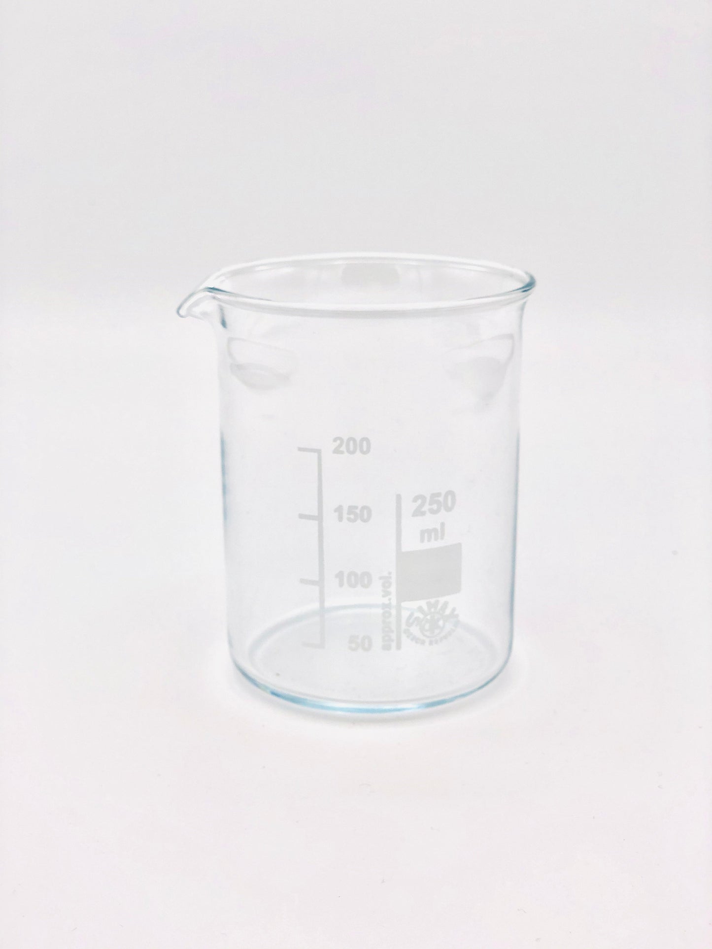 Graduated glass beaker - 100/250 ml