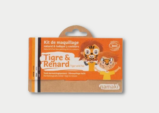 Kit de maquillage 3 couleurs - Tigre et Renard