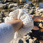 Cotton scrunchie (honeycomb)